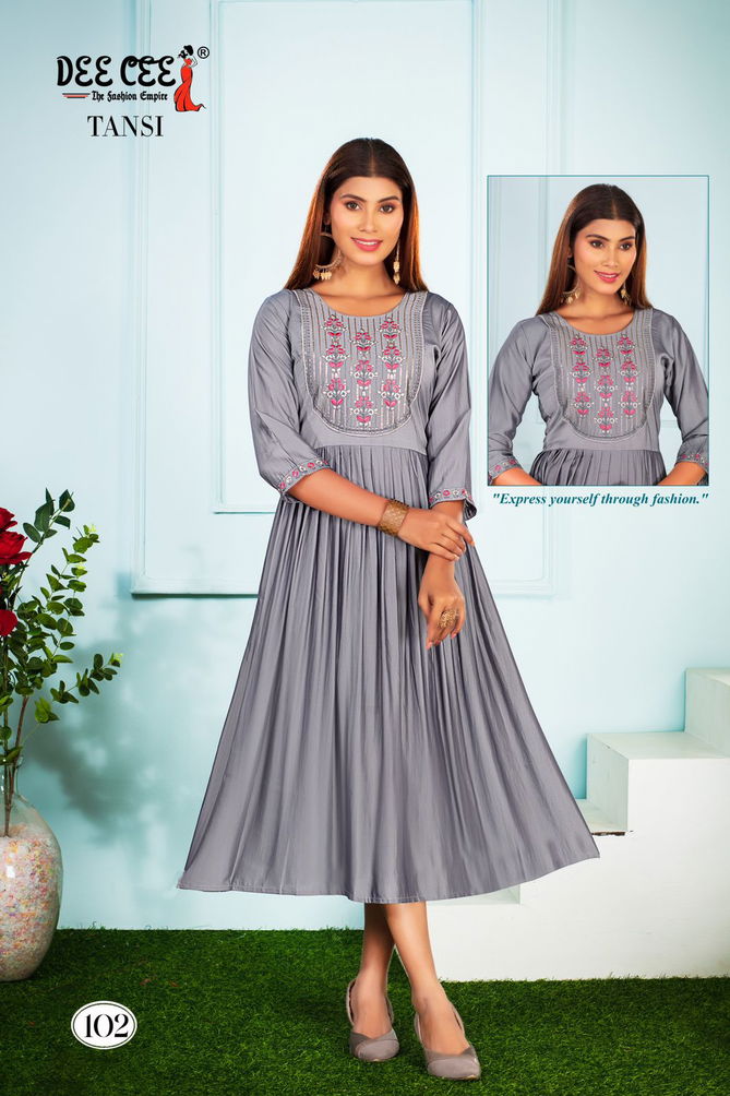 Tansi By Deecee Silk Designer Kurtis Wholesale Clothing Suppliers In India
